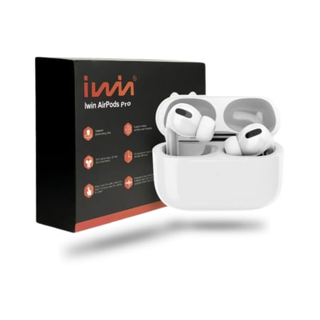 سماعة ايربودز برو مانعه للضوضاء من iwin - أبيض