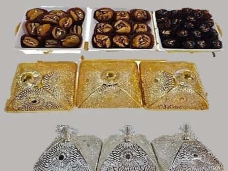 صنية فواكه مجففة