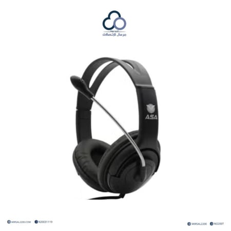 ASA - 003 سماعة الألعاب السلكية فوق الأذن مع ميكرفون