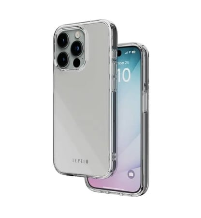 كفر ايفون 15 برو ماكس شفاف من ليفيلو