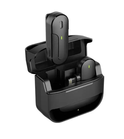 مايك لاسلكي للايفون - اسود