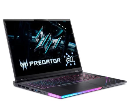لابتوب الألعاب أيسر Acer Predator Helios PH18 – شاشة 18 بوصة (Core Ultra 9 / RTX 5090)