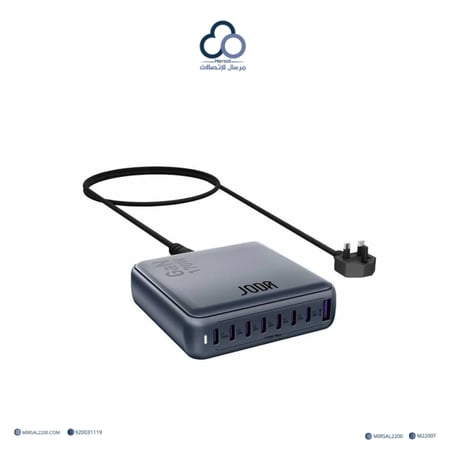 شاحن مكتبي JODA Voltix 170 GaN بقدرة 170 واط و8 مخارج