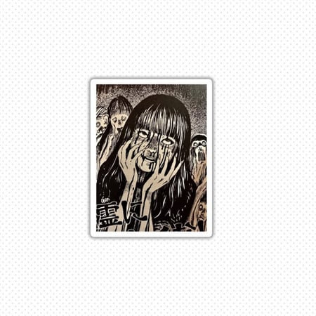 Junji Ito Tomie sticker