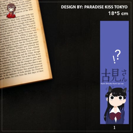 Komi Can't Communicate book mark