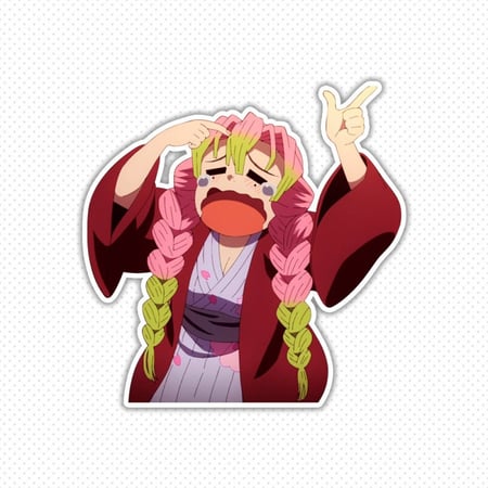 Demon slayer sticker  (3)