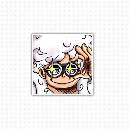 one piece joy boy sticker - luffy  (1)
