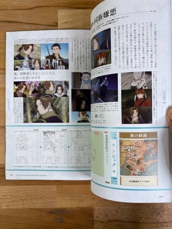 Anime Mook Anime and manga books TV Anime 『 Funeral Free Ren 』 Official Guide