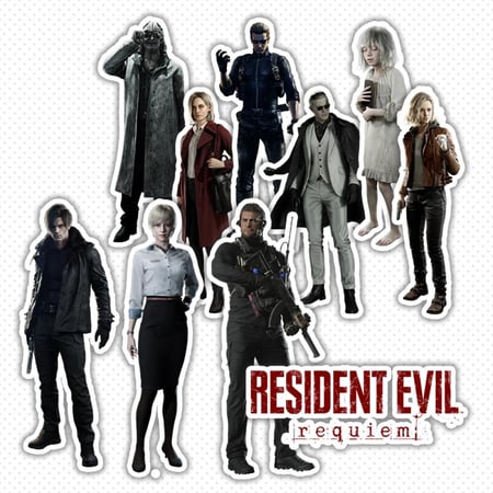 Resident Evil Requiem Stickers (1)