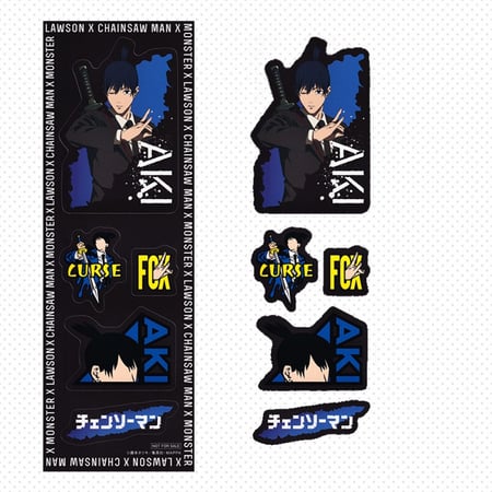 Chainsaw Man stickers (12)