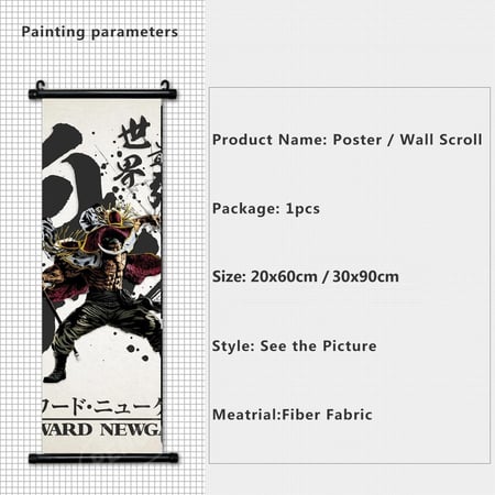 One piece wall poster roll
