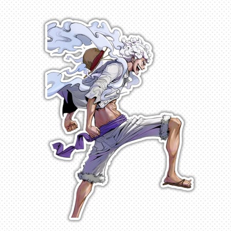 one piece joy boy sticker - luffy  (1)