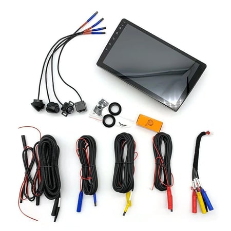 شاشة نظام اندرويد مع كاميرات محيطية 360 درجة رام 8 جيجا / ذاكرة 256جيجا Android Car Screen 8GB RAM 256GB with 360° Surround View Cameras