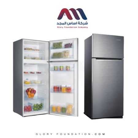 ثلاجة تيليزون موديل 368 فضي 11.8 قدم