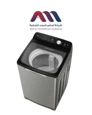 غسالة هاير 8 ك اتوماتيك علوية استيل HWM80-KSA1678