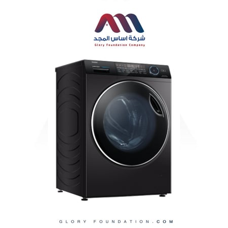 غسالة هاير 12 ك اتوماتيك حرارى استيل (14979)