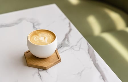 أكواب ديسنت بعدة مقاسات اسبريسو + فلات وايت Decent Tipsy Cups