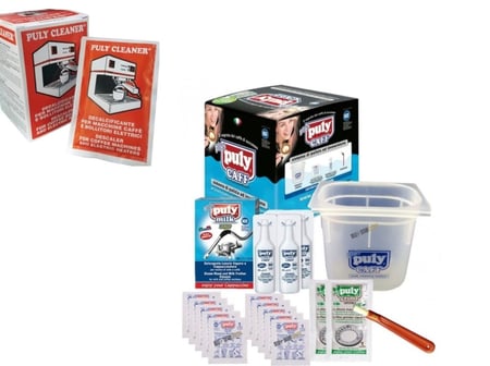 مجموعة التنظيف بولي و ديسكيل املاح Puly Caff Cleaning Kit and Descaler