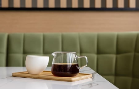 أكواب ديسنت بعدة مقاسات اسبريسو + فلات وايت Decent Tipsy Cups