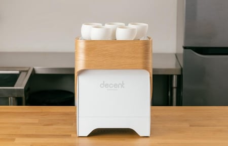 أكواب ديسنت بعدة مقاسات اسبريسو + فلات وايت Decent Tipsy Cups