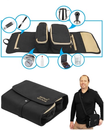 شنطة الباريستا حقيبة أدوات القهوة والبارستا شنطة تنقل جوفريكس Joefrex