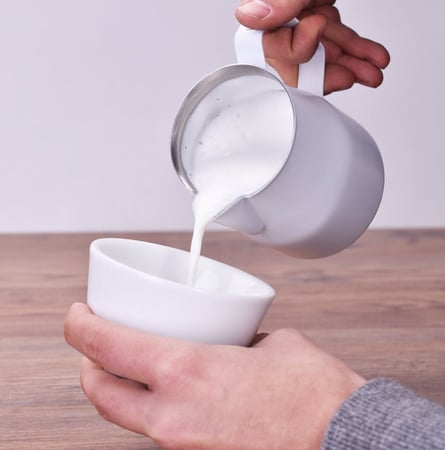 بتشر تبخير الحليب بفوهة متينة ل لاتيه آرت أسهل | جوفريكس 350مل 500مل Joefrex Milk Pitcher