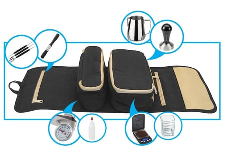 شنطة الباريستا لنقل أدوات القهوة بسهولة | شركة جوفريكس Joefrex Barista Tool Bag
