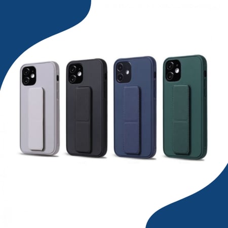 كفر ملون مع مسكة 3 في 1