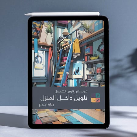 تلوين رقمي: تدرب على تلوين التفاصيل - تلوين داخل المنزل