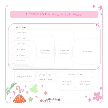 320 لونًا + قلم دمج - ماركر كحولي اوهوهو Ohuhu مزدوج الطرف (فرشاة-مشطوب) للتلوين والرسم والتوضيح الفني - سلسلة هونولولو