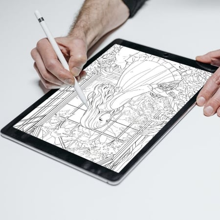 تلوين رقمي: تدرب على تلوين التفاصيل- تلوين شخصيات في المنزل