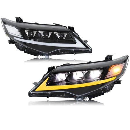 شمعات كامري 2012 - 2015 ليد 3 عدسات و رمش