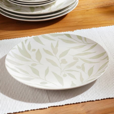 طقم سفرة بنقوش عصرية (12 قطعة)