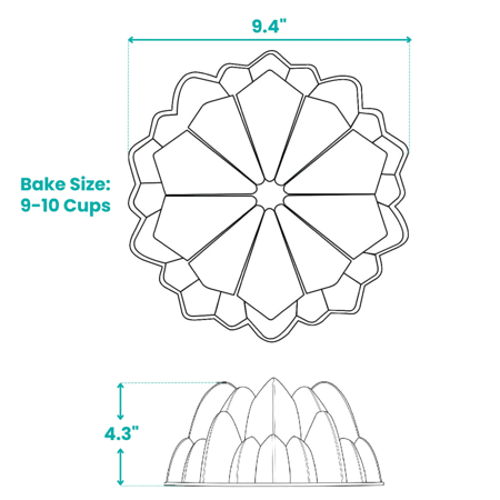 قالب كيك من Baker's Secrets