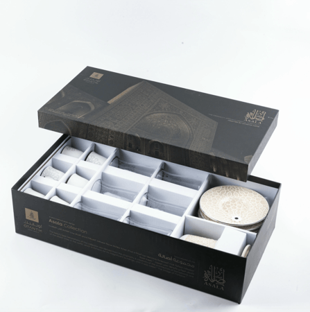 طقم الشاي والقهوة الراقي من مجموعة أصالة