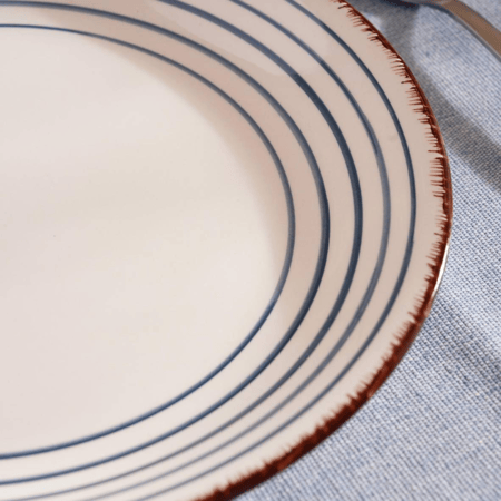 طقم سفرة خزفي جميل (20 قطعة)