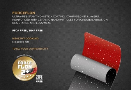 مقلاة Venus مع طبقة مانعة للالتصاق من سيلامبوس