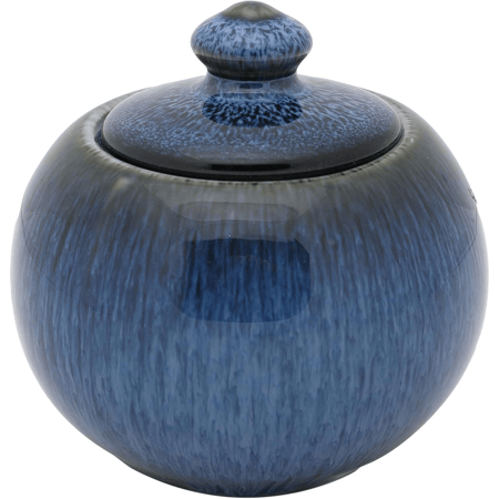 سكرية بورسلين أزرق 10 سم