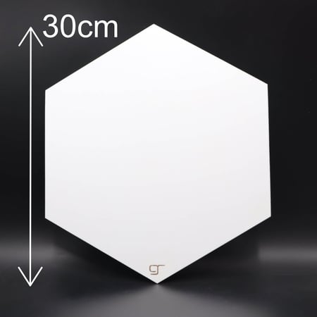 لوح خشب MDF سداسي مقاس 30*26 سم (1 حبة)