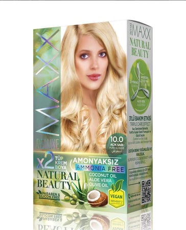 MAXX - صبغة شعر خالية من الأمونيا ( أشقر نقي 10.0 )