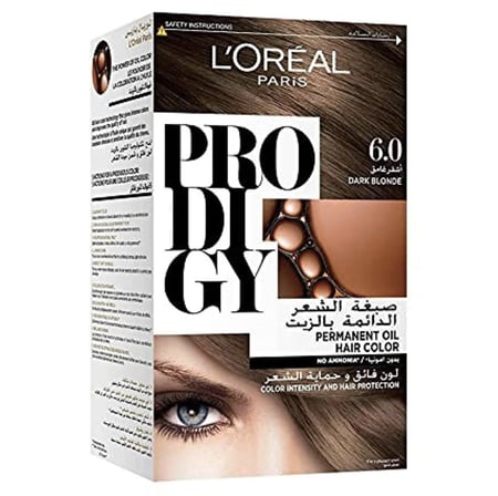 لوريال باريس بروديجي صبغة شعر بتركيبة كريمية، خالية من الامونيا ،#8.1 أشقر رمادي فاتح