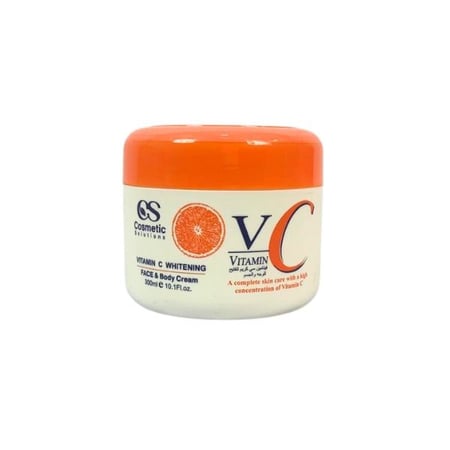 كريم تفتيح الوجه والجسم بفيتامين سي –300مل