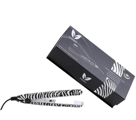 مكواة شعر صغيرة محمولة للسفر اللون الاسود