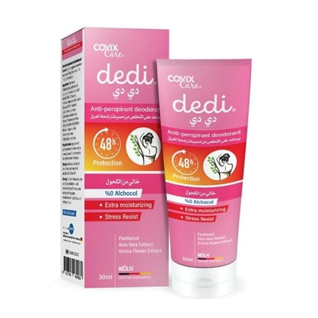 كوفيكس مزيل عرق كريم دي دي للنساء خالي من الكحول 30 مل