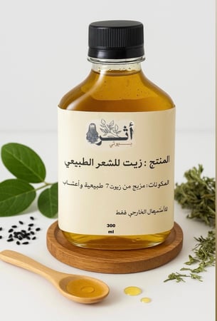 زيت للشعر طبيعي 100%