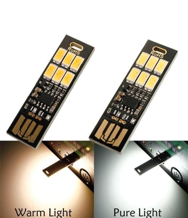 مصباح صغير الحجم يعمل عن طريق منفذ USB