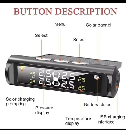 جهاز مراقبة ضغط الإطارات الذكي (TPMS)