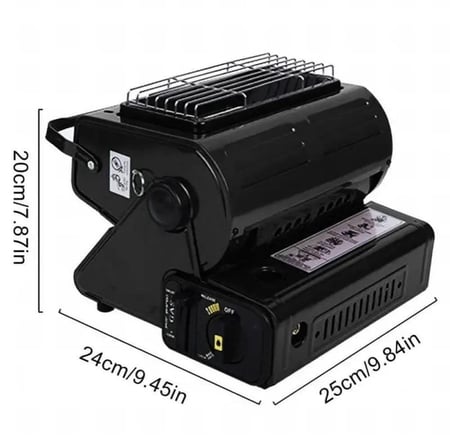 دفاية غاز متنقلة للبر والرحلات