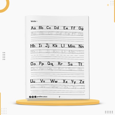 كراسة لتحسين الخط الإنجليزي