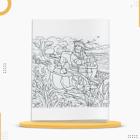 كراسة فن التلوين للكبار لتقليل التوتر وتقوية التركيز خط القلم